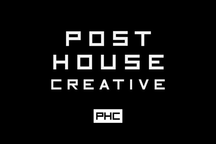 Post House Creative type with PHC logo