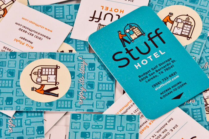 stuff hotel business cards