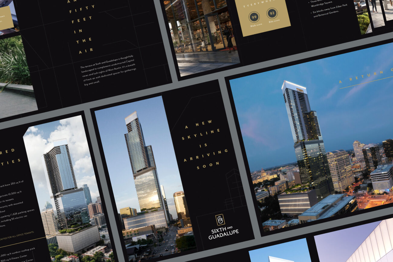Sixth and Guadalupe Website Mockup