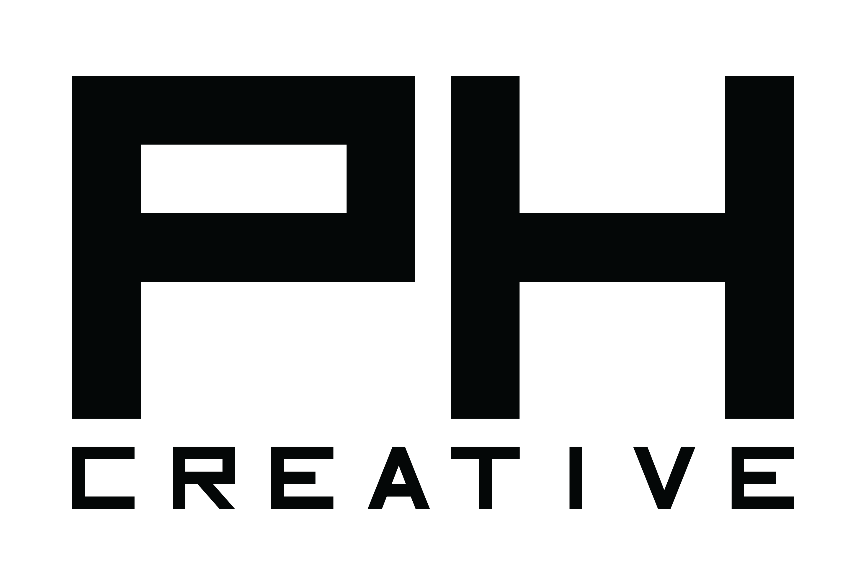 PH Creative stacked black logo